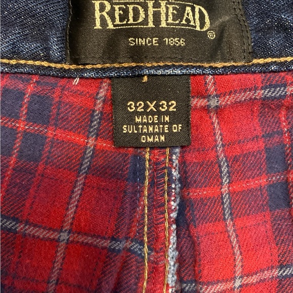 RedHead Men’s Flannel-Lined Jeans | Size 32x32 | Heavyweight Denim Outdoor Fit - Picture 2 of 9